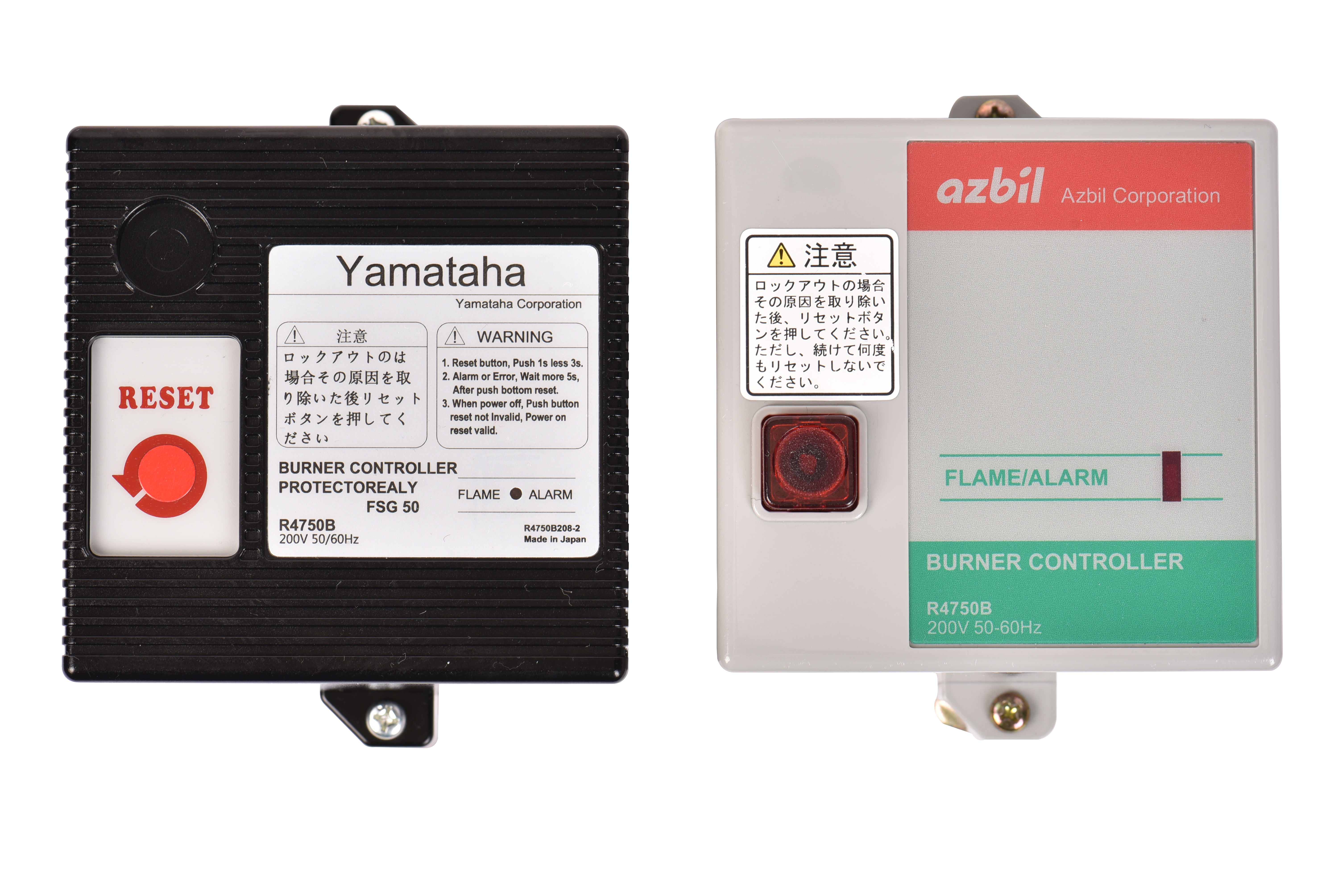 azbil R4750B(discontinued) is replaced with the Yamataha R4750B (1)